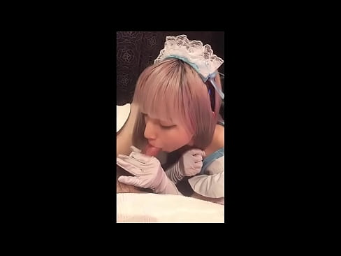 ❤️ Idol Ġappuniż [mayuka], kostum ta' qaddejja Franċiża, parti 1, blowjob u jerk off bil-lotion Sess ta' kwalità lilna ❌